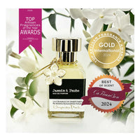 La Grange du Parfumeur, Maison de parfum québécoise, Canadian Perfume brand, Best Canadian fragrances, parfum naturel, parfum vegan, parfum fait au Québec, parfumerie québécoise, parfumeur, parfum artisan, haute parfumerie, parfum pour femme, parfum Montréal, parfum pour homme, perfume, perfumery, perfumer, canadian brand, indie perfume, niche perfume, parfum niche, Parfum de jasmin, Jasmin à l'aube, Jasmine fragrance, best jasmine perfume, jasminum grandiflorum