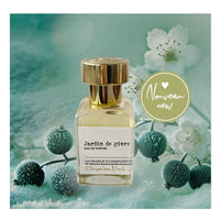 La Grange du Parfumeur, Maison de parfum québécoise, Canadian Perfume brand, Best Canadian fragrances, parfum naturel, parfum vegan, parfum fait au Québec, parfumerie québécoise, parfumeur, parfum artisan, haute parfumerie, parfum pour femme, parfum Montréal, parfum pour homme, perfume, perfumery, perfumer, canadian brand, indie perfume, niche perfume, parfum niche, Parfum de neige, Frosted fragrance, Jardin de givre, snow scent, fresh perfume