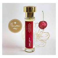 sweet cherie, sweet, cherie, cherry, parfum cerise, cherry perfume, cherry fragrance, parfum fruité, parfum québécois, Canadian niche perfumery, Okanagan valley, sweet cherry, sweet cherie, best cherry perfume, natural perfume, parfum naturel, La arnge du Parfumeur, Canadian Perfume brand, Parfum Artisan, Alexandra Bachand, coffret découverte cerise, Haute Parfumerie, Maison de Parfum, Cantons-de-l'Est, Quebec