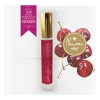 sweet cherie, sweet, cherie, cherry, parfum cerise, cherry perfume, cherry fragrance, parfum fruité, parfum québécois, Canadian niche perfumery, Okanagan valley, sweet cherry, sweet cherie, best cherry perfume, natural perfume, parfum naturel, La arnge du Parfumeur, Canadian Perfume brand, Parfum Artisan, Alexandra Bachand, coffret découverte cerise, Haute Parfumerie, Maison de Parfum, Cantons-de-l'Est, Quebec