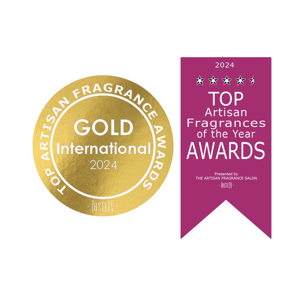 Award winning perfume, Gold Award fragrance, parfum médaillé Or, Top Artisan Fragrance Awards of the year winner, Jasmin à l'aube. Jasmine Scent, Jasmine perfume.