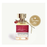parfum cerise, cherry perfume, cherry fragrance, parfum fruité, parfum québécois, Canadian niche perfumery, Okanagan valley, sweet cherry, sweet cherie, best cherry perfume, natural perfume, parfum naturel, La arnge du Parfumeur, Canadian Perfume brand, Parfum Artisan, Alexandra Bachand, coffret découverte cerise, Haute Parfumerie, Maison de Parfum, Cantons-de-l'Est, Quebec