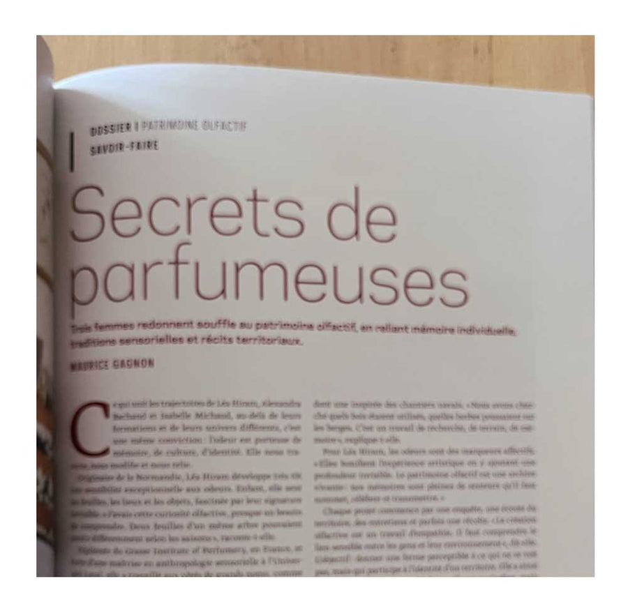 Magazine Continuite I Dossier Patrimoine Olfactif